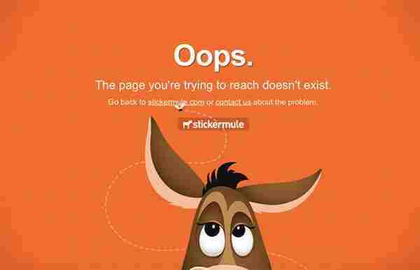 降低网站跳出率！404页面还可以这样设计
