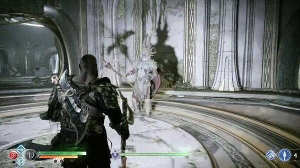 《战神4》二周目战神难度暗精灵之王无伤打法视频攻略