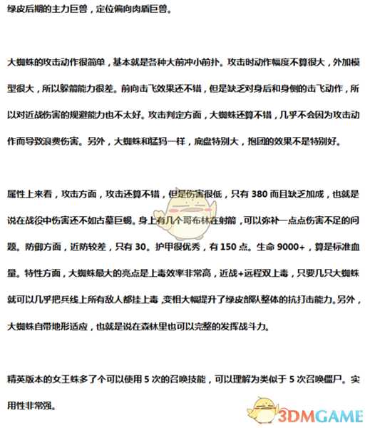 《全面战争：战锤2》阿拉克纳瑞巨蛛实用性分析