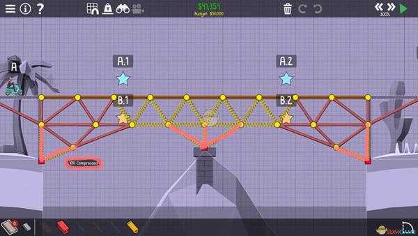 《桥梁建筑师2》安宁绿洲晃晃悠悠攻略