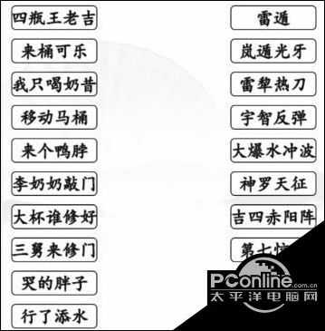 汉字找茬王搞笑招式完成动漫空耳连线通关攻略【详解】