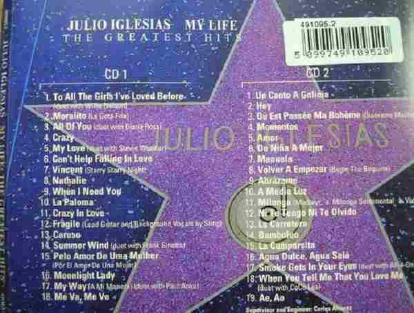 胡里奥伊格莱西亚斯JulioIglesias-浪漫情歌2CD【WAV】