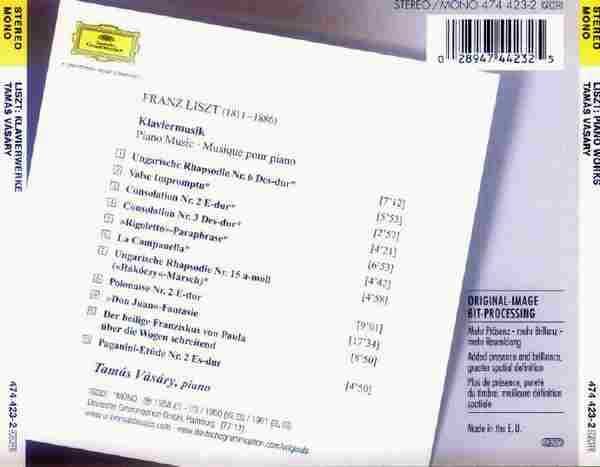【古典音乐】瓦萨里《李斯特-钢琴音乐》2003[FLAC+CUE/整轨]