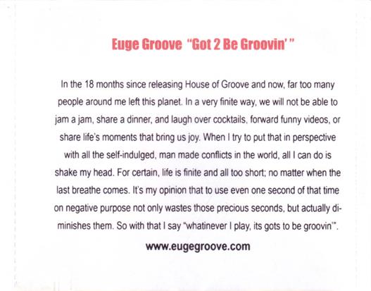 EugeGroove(尤金·格鲁夫)-Got2BeGroovin(2014)(FLAC).