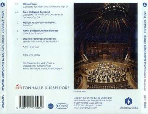 【古典音乐】马修·特鲁斯勒《罗饶、科恩戈尔德-小提琴协奏曲》2009[WAV+CUE/整轨]