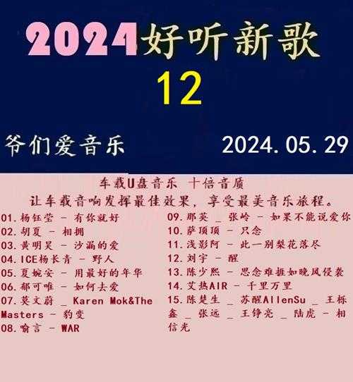 群星《2024好听新歌12》十倍音质WAV分轨