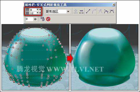 CorelDraw利用交互式工具绘制香水促销海报