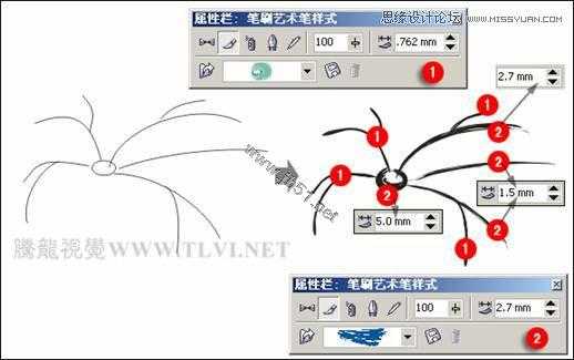 CorelDRAW(CDR)制作(绘制)中国风水墨国画实例教程分享