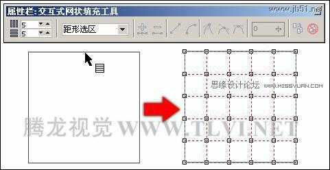 CorelDRAW(CDR)利用“交互式网格填充”工具填充对象实例教程