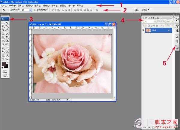 PS基础入门教程 Photoshop 界面详细解析