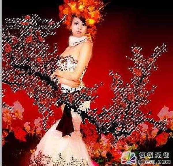 Photoshop制作中国风特色古典的美人效果