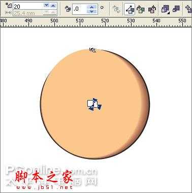 Coreldraw(CDR)利用造型工具和交互式工具设计制作搞笑的芝麻官形象的不倒翁实例教程