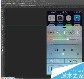 PS制作ios9系统的界面毛玻璃效果