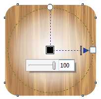 CorelDRAW X7制作质感的木纹效果闹铃