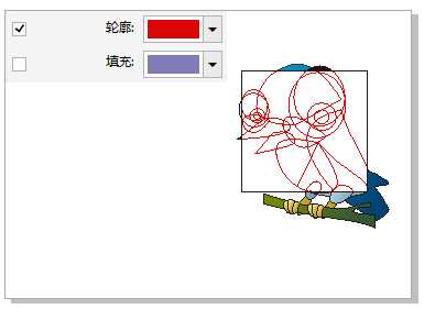 CDR怎么制作线框透镜效果?