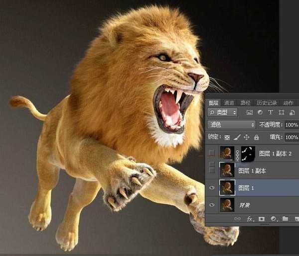 Photoshop巧用通道抠图完美抠出毛茸茸的狮子教程