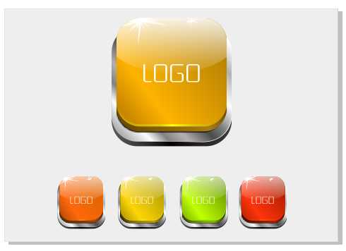 CorelDRAW X8制作金属质感渐变3D立体按钮教程