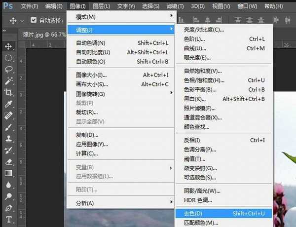 ps图片怎么去色? ps快速制作黑白图片的教程