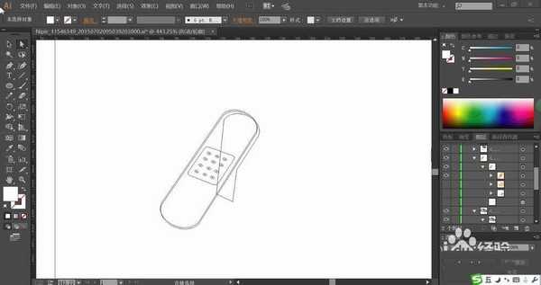 ai怎么设计创可贴插画矢量图? ai创可贴的画法