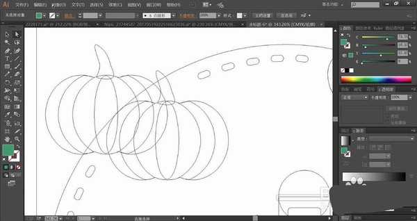 ai怎么设计农作物种植循环示意图? ai制作循环图案的技巧