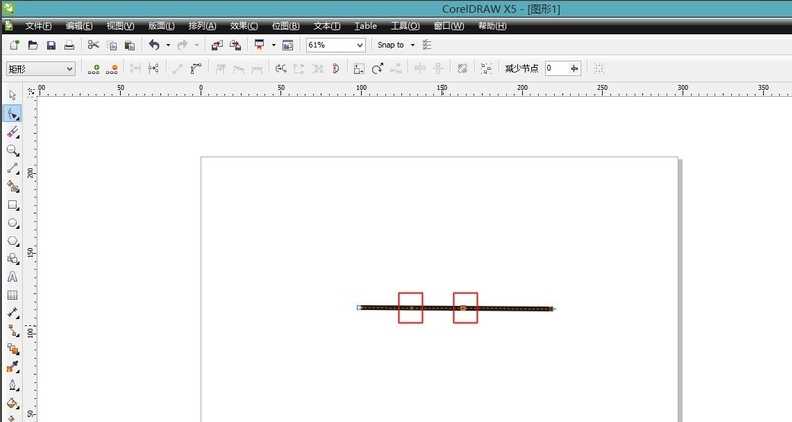 在corelDRAW里怎样清除部分线段?